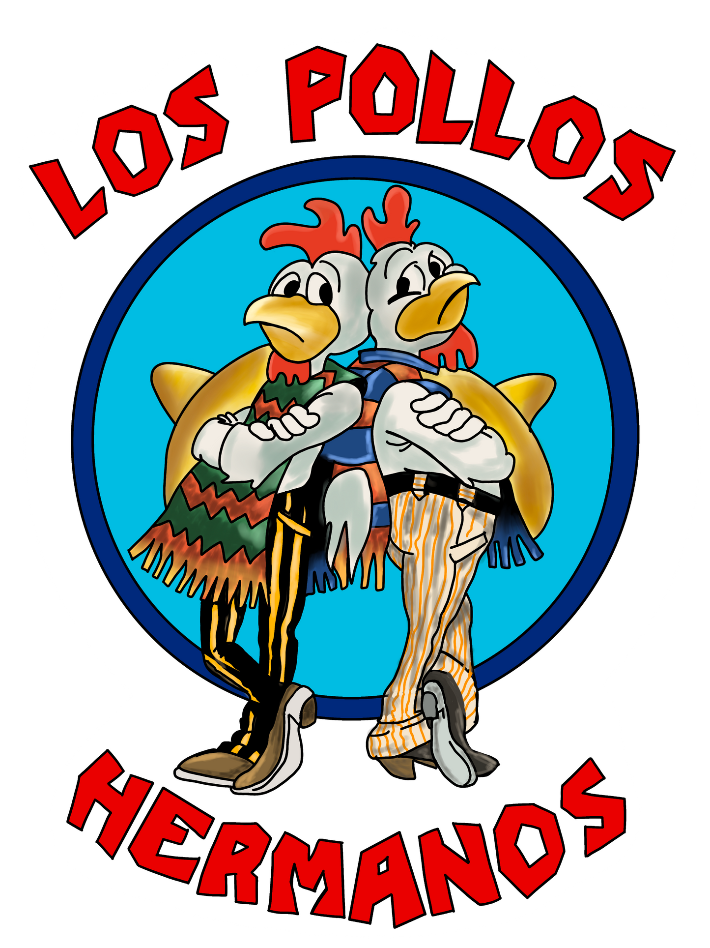 los pollos sticker