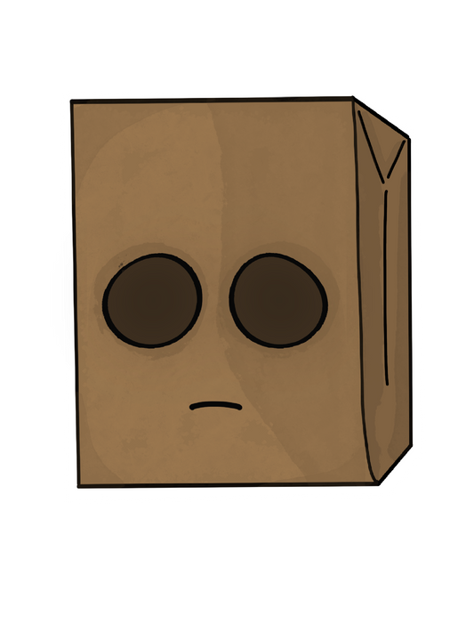 bag face sticker