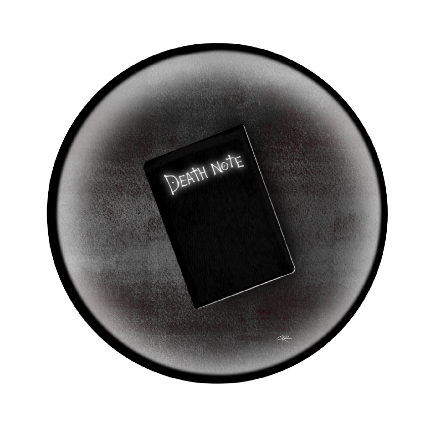 circle deathnote sticker